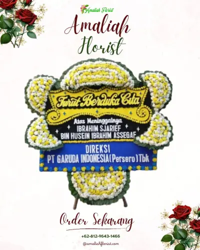 Papan Bunga Duka di Karangdadap
